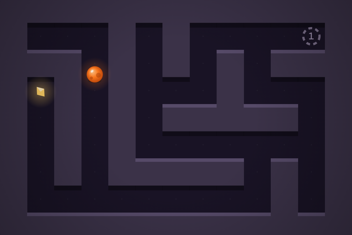 Orange Ball Maze